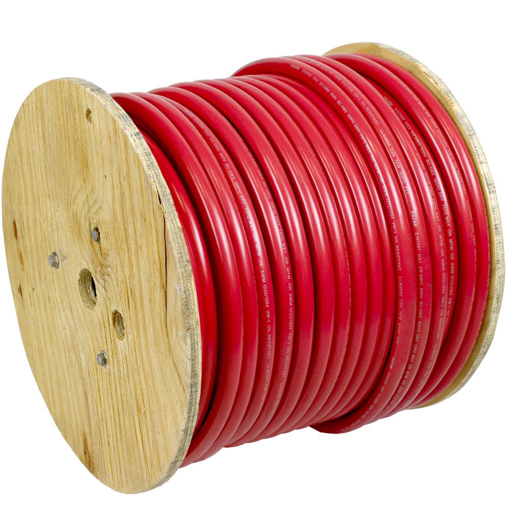 Pacer Red 1 AWG Battery Cable - 250' - Boat Gear USA