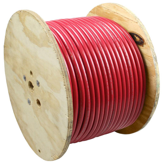 Pacer Red 1 AWG Battery Cable - 500' - Boat Gear USA