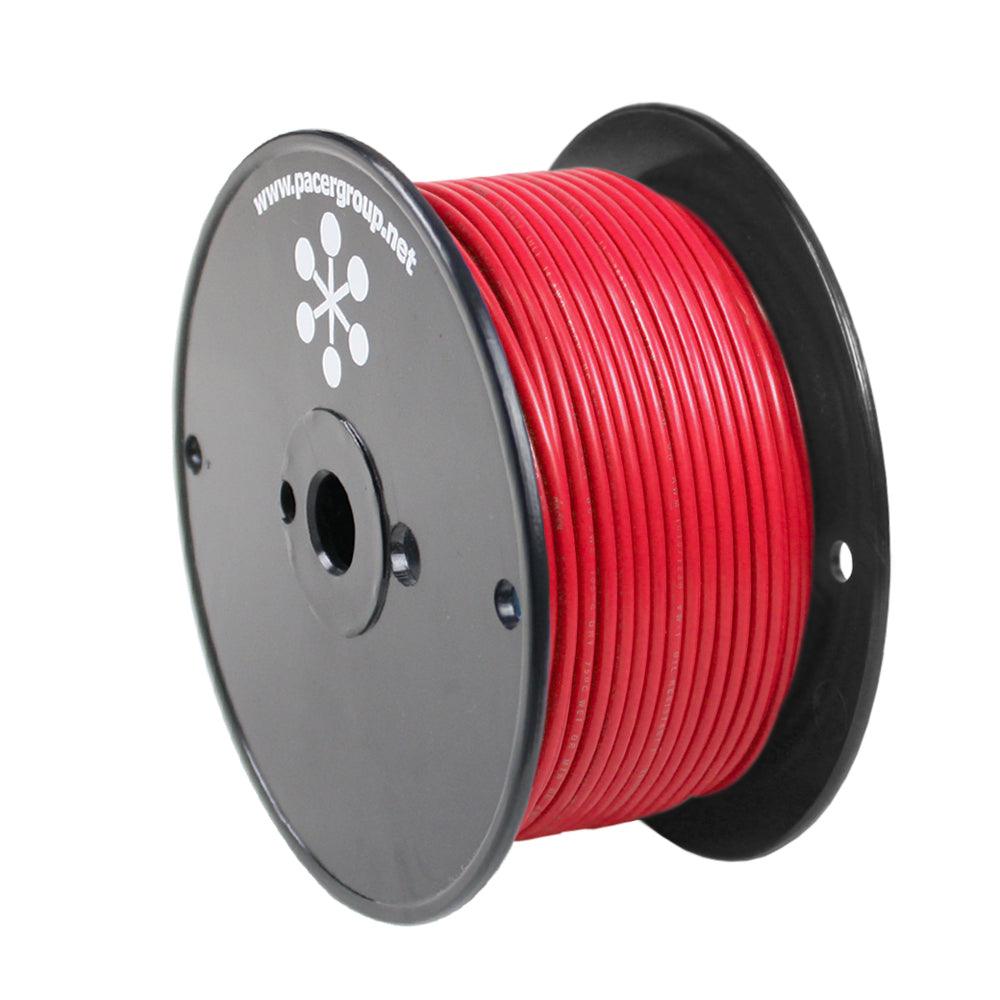 Pacer Red 10 AWG Primary Wire - 250' - Boat Gear USA