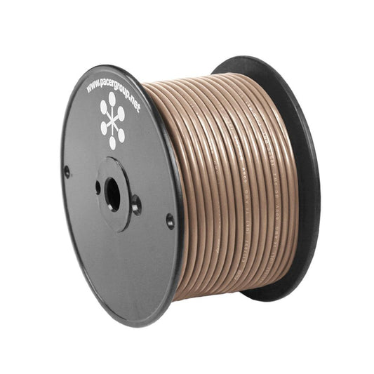 Pacer Tan 14 AWG Primary Wire - 100' - Boat Gear USA