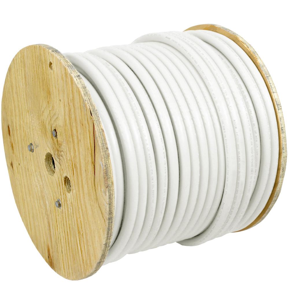 Pacer White 2 AWG Battery Cable - 250' - Boat Gear USA