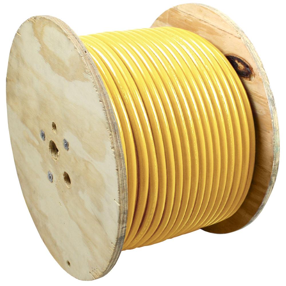 Pacer Yellow 4 AWG Battery Cable - 500' - Boat Gear USA