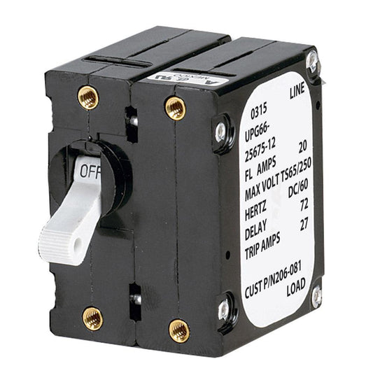 Paneltronics 'A' Frame Magnetic Circuit Breaker - 15 Amps - Double Pole - Boat Gear USA