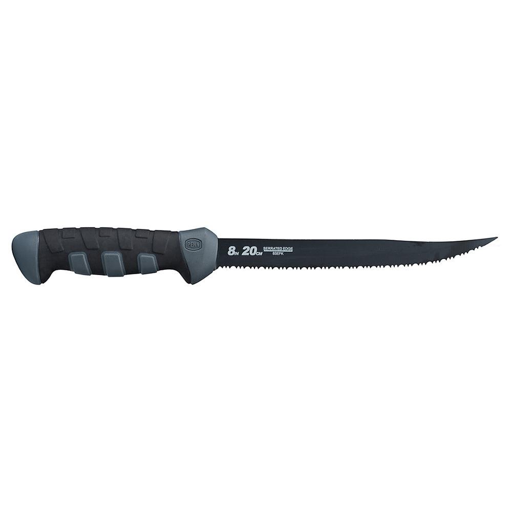 PENN 8" Serrated Edge Fillet Knife - Boat Gear USA