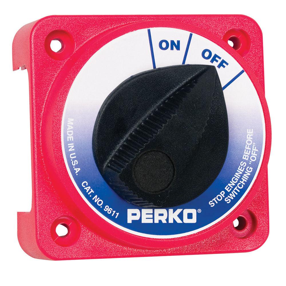 Perko 9611DP Compact Medium Duty Main Battery Disconnect Switch - Boat Gear USA