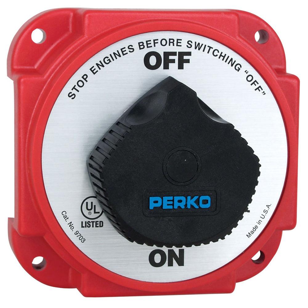 Perko 9703DP Heavy Duty Battery Disconnect Switch w/ Alternator Field Disconnect - Boat Gear USA