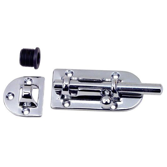 Perko Chrome Barrel Bolt - 4" - Boat Gear USA