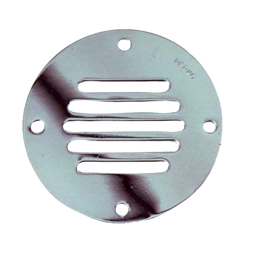 Perko Chrome Plated Brass Round Locker Ventilator - 3-1/4" - Boat Gear USA
