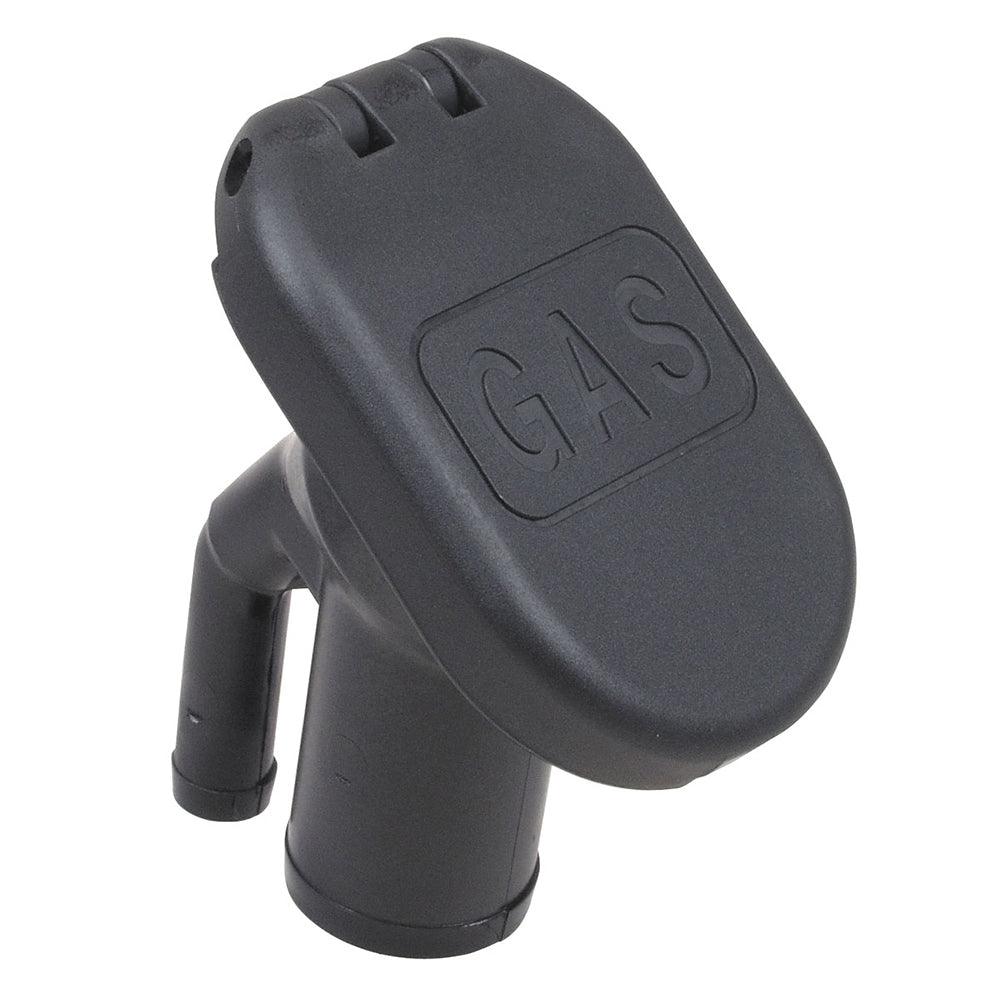 Perko Combination Vented Gas Fill/Tank f/1-1/2" Hose - 35° Angled Neck - Boat Gear USA