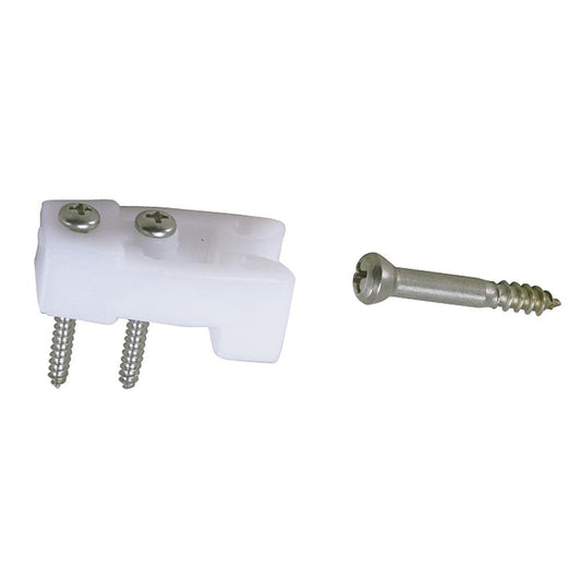 Perko Door Catches - White Nylon/Stainless - Pair - Boat Gear USA