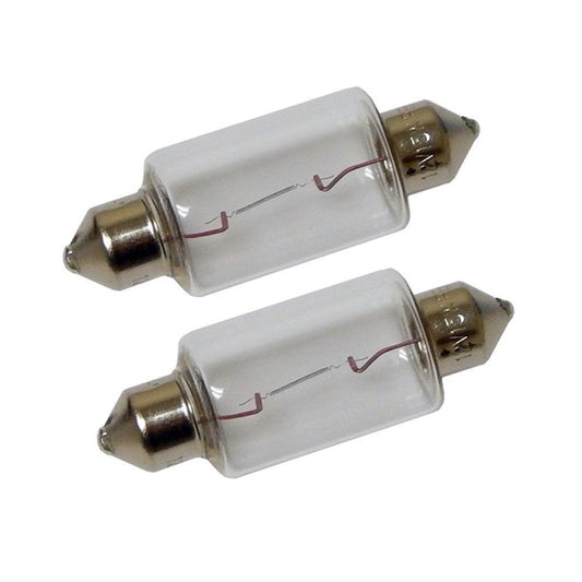 Perko Double Ended Festoon Bulbs - 12V, 15W, .97A - Pair - Boat Gear USA