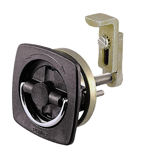 Perko Flush Latch - Non-Locking - 2.5" x 2.5" w/Offset Adjustable Cam Bar - Boat Gear USA