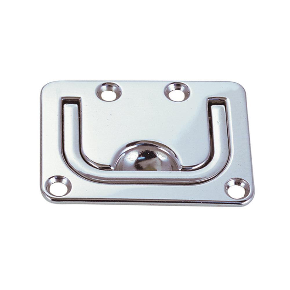 Perko Flush Lifting Handle - Chrome Plated Zinc - 3" x 2-¼" - Boat Gear USA