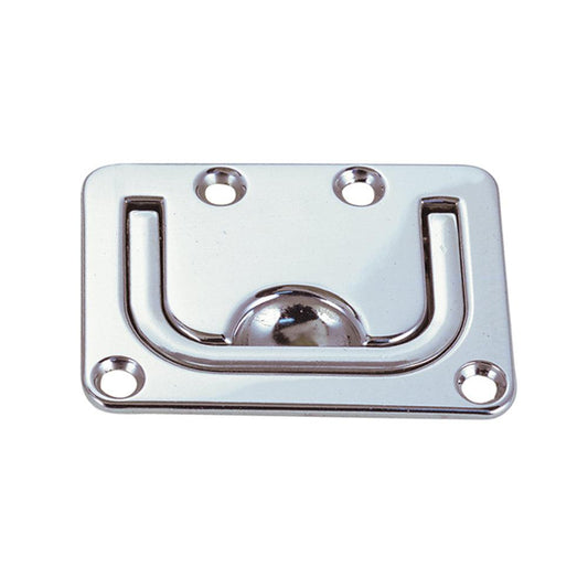 Perko Flush Lifting Handle - Chrome Plated Zinc - 3" x 2-¼" - Boat Gear USA