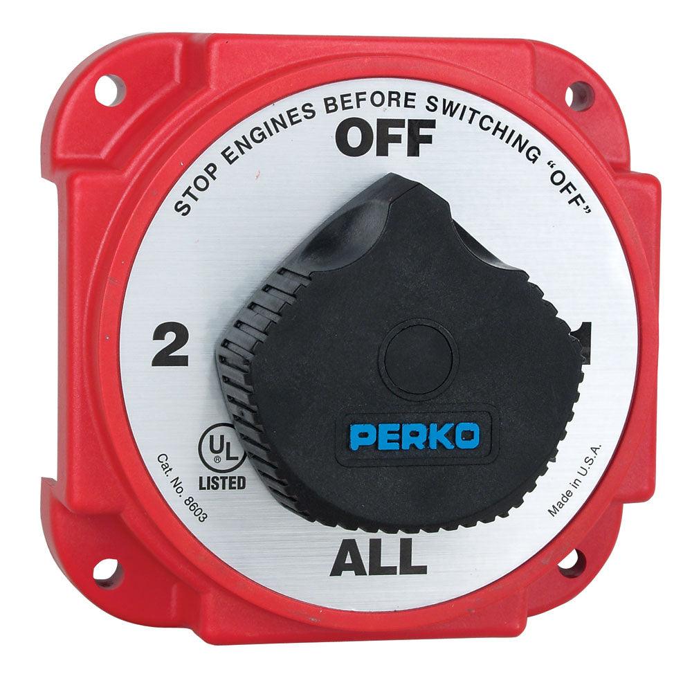 Perko Heavy Duty Battery Selector Switch w/Alternator Field Disconnect - Boat Gear USA