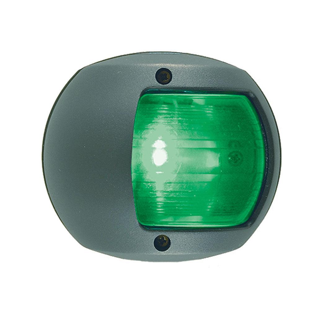 Perko LED Side Light - Green - 12V - Black Plastic Housing - Boat Gear USA