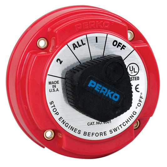 Perko Medium Duty Battery Selector Switch - 250A Continuous - Boat Gear USA