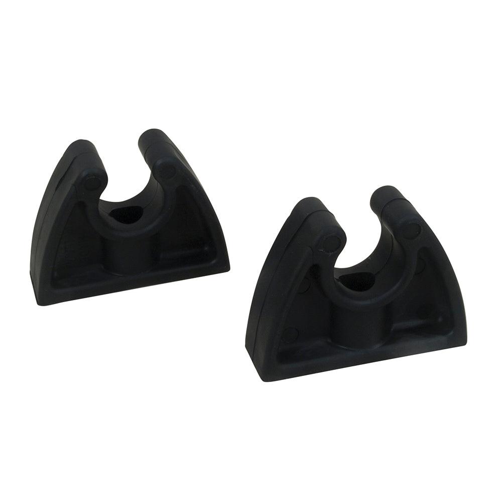 Perko Pole Storage Clips - Black - Pair - Boat Gear USA