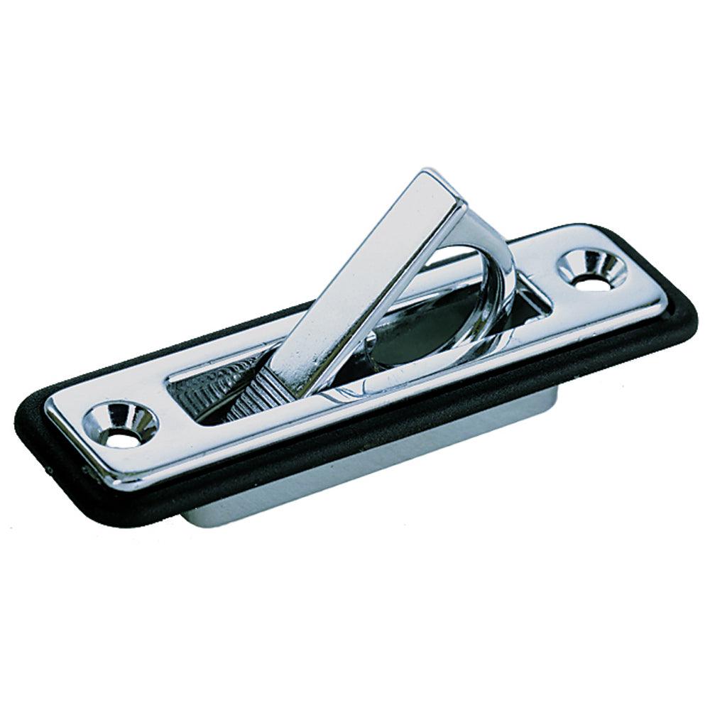 Perko Spring Loaded Flush Pull - Chrome Plated Zinc - ¾" x 3-¼" - Boat Gear USA