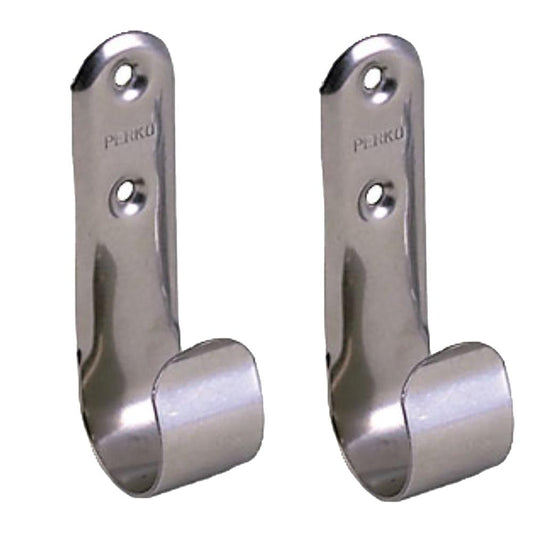 Perko Stainless Steel Boat Hook Holders - Pair - Boat Gear USA