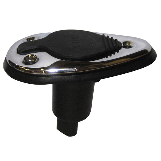 Perko Threaded Collar Pole Light Mounting Base - 2 Pin - Chrome Plated - Boat Gear USA
