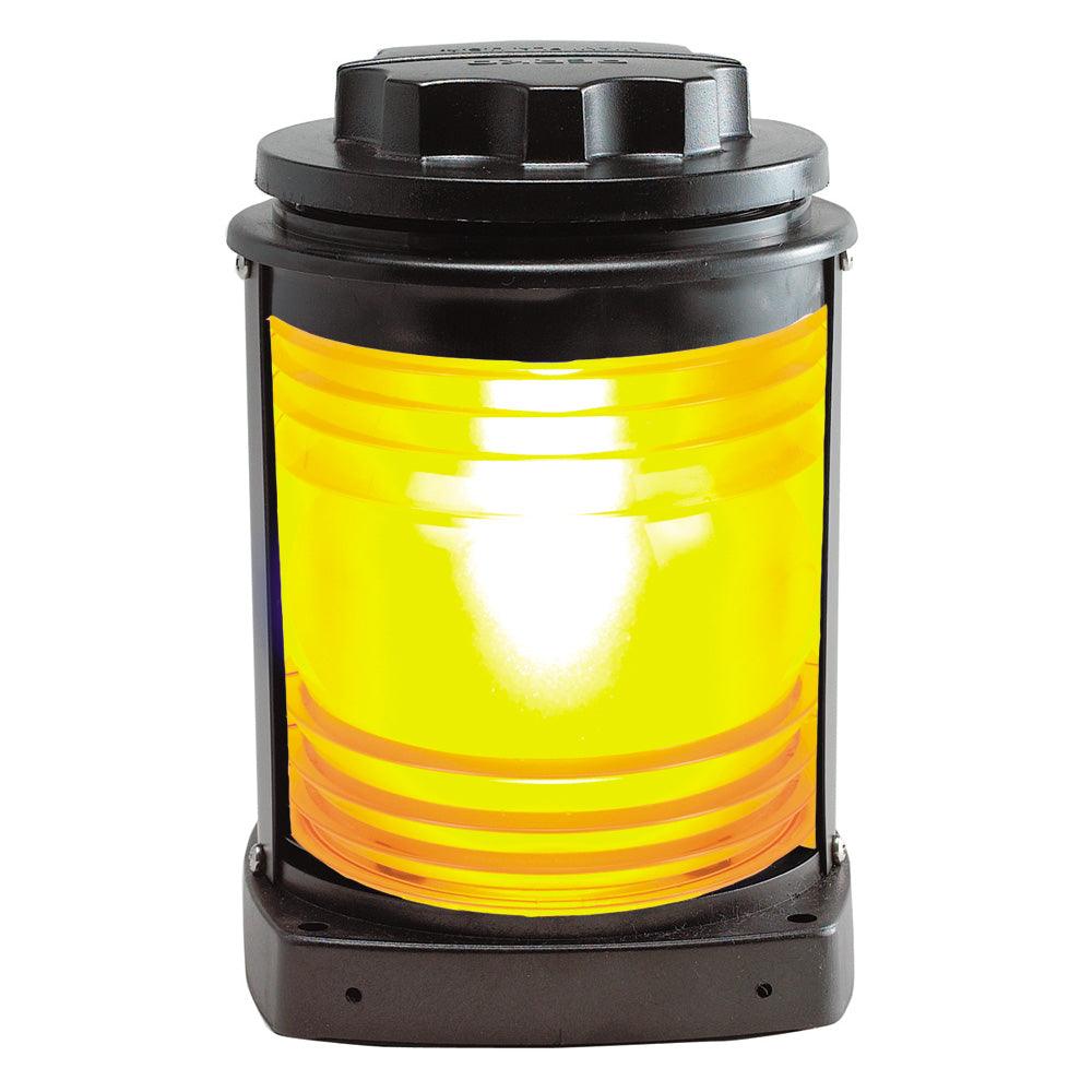 Perko Towing Light - Black Plastic, Yellow Lens - Boat Gear USA