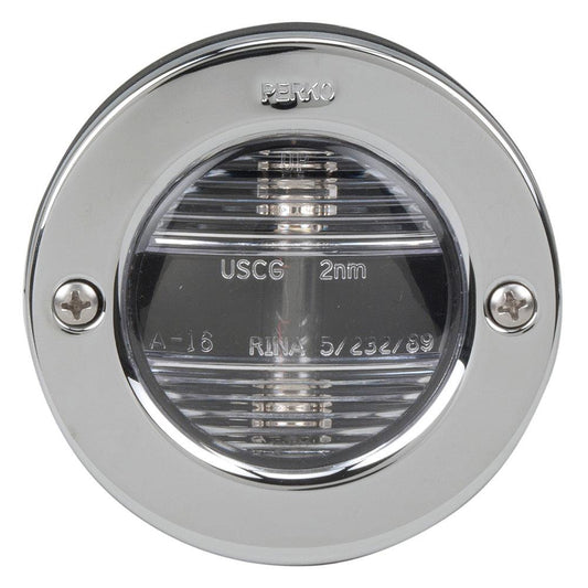 Perko Vertical Mount Stern Light 12VDC w/STS Bezel - Boat Gear USA