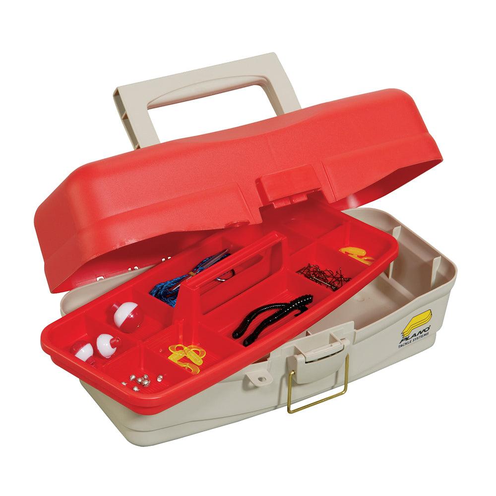 Plano Take Me Fishing™ Tackle Kit Box - Red/Beige - Boat Gear USA