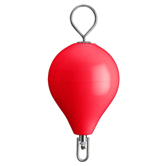 Polyform 13.5" CM Mooring Buoy w/SS Iron - Red - Boat Gear USA
