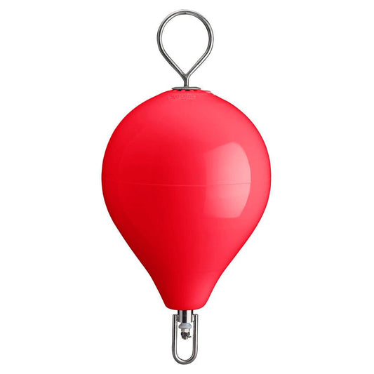 Polyform 17" CM Mooring Buoy w/SS Iron - Red - Boat Gear USA
