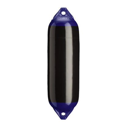 Polyform F-02 Twin Eye Fender 7.5" x 26" - Black - Boat Gear USA