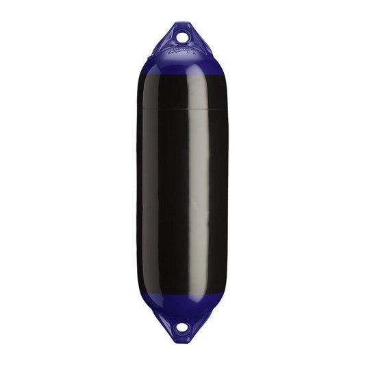 Polyform F-02 Twin Eye Fender 7.5" x 26" - Black - Boat Gear USA