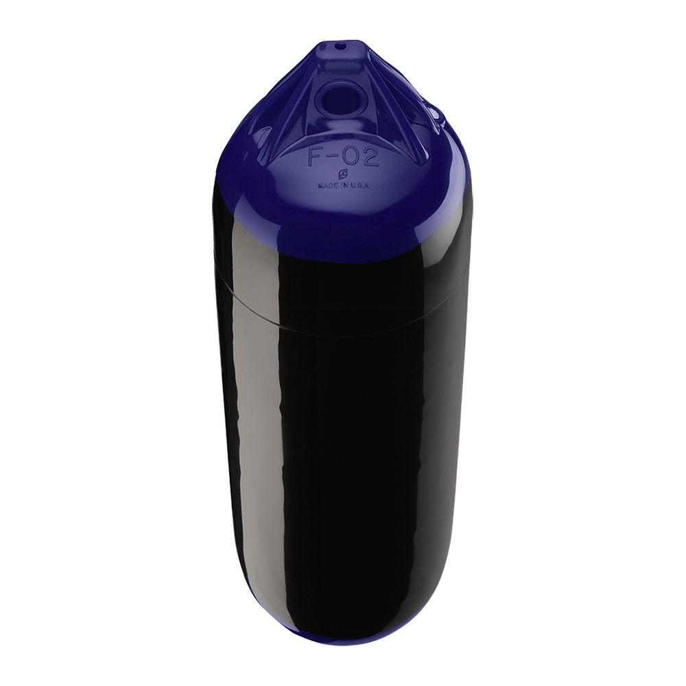 Polyform F-02 Twin Eye Fender 7.5" x 26" - Black - Boat Gear USA