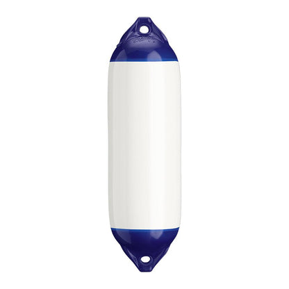 Polyform F-02 Twin Eye Fender 7.5" x 26" - White - Boat Gear USA