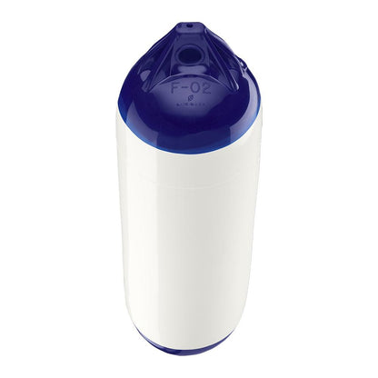 Polyform F-02 Twin Eye Fender 7.5" x 26" - White - Boat Gear USA