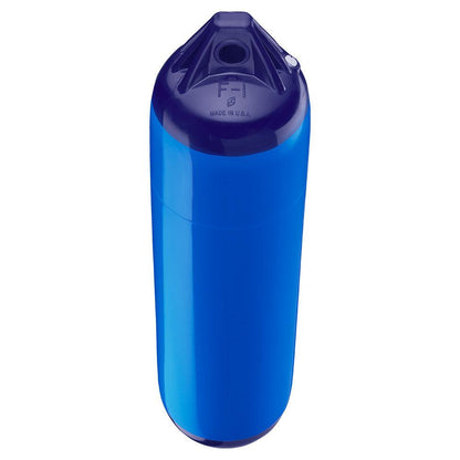 Polyform F-1 Twin Eye Fender 6" x 24" - Blue - Boat Gear USA