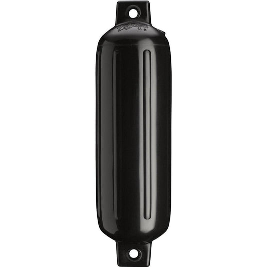 Polyform G-1 Twin Eye Fender 3.5" x 12.8" - Black - Boat Gear USA