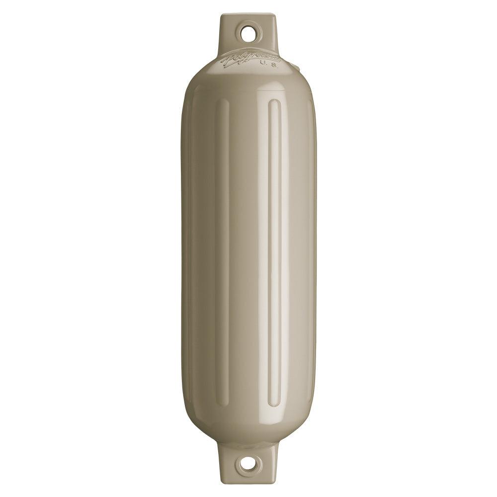 Polyform G-4 Twin Eye Fender 6.5" x 22" - Sand - Boat Gear USA