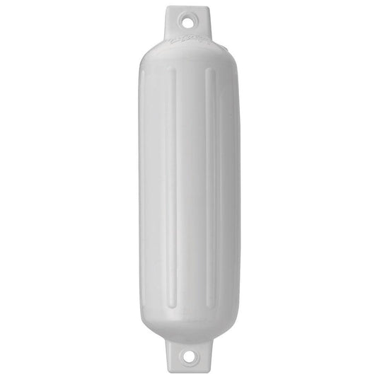 Polyform G-4 Twin Eye Fender 6.5" x 22" White - Boat Gear USA