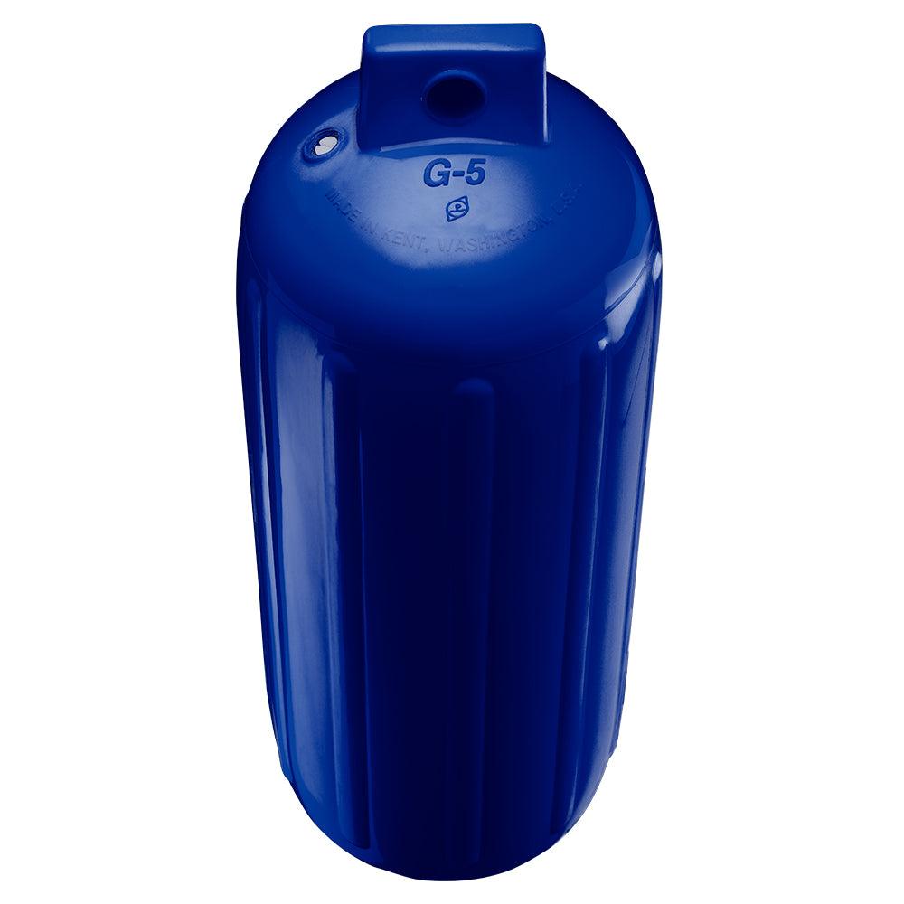 Polyform G-5 Twin Eye Fender 8.8" x 26.8" - Cobalt Blue - Boat Gear USA