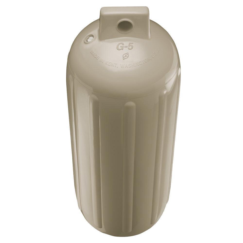 Polyform G-5 Twin Eye Fender 8.8" x 26.8" - Sand - Boat Gear USA