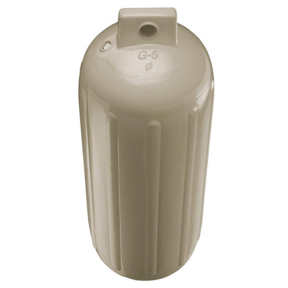 Polyform G-5 Twin Eye Fender 8.8" x 26.8" - Sand - Boat Gear USA