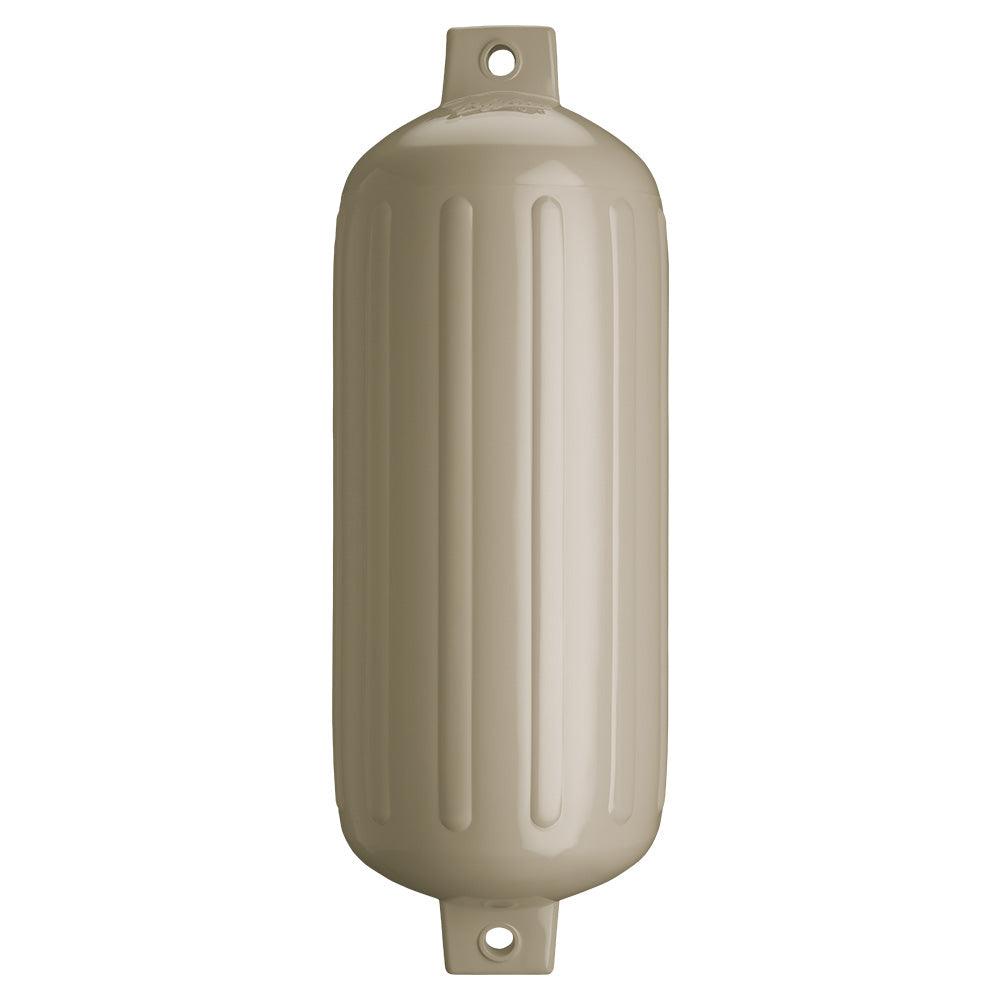 Polyform G-6 Twin Eye Fender 11" x 30" - Sand - Boat Gear USA