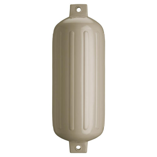 Polyform G-6 Twin Eye Fender 11" x 30" - Sand - Boat Gear USA