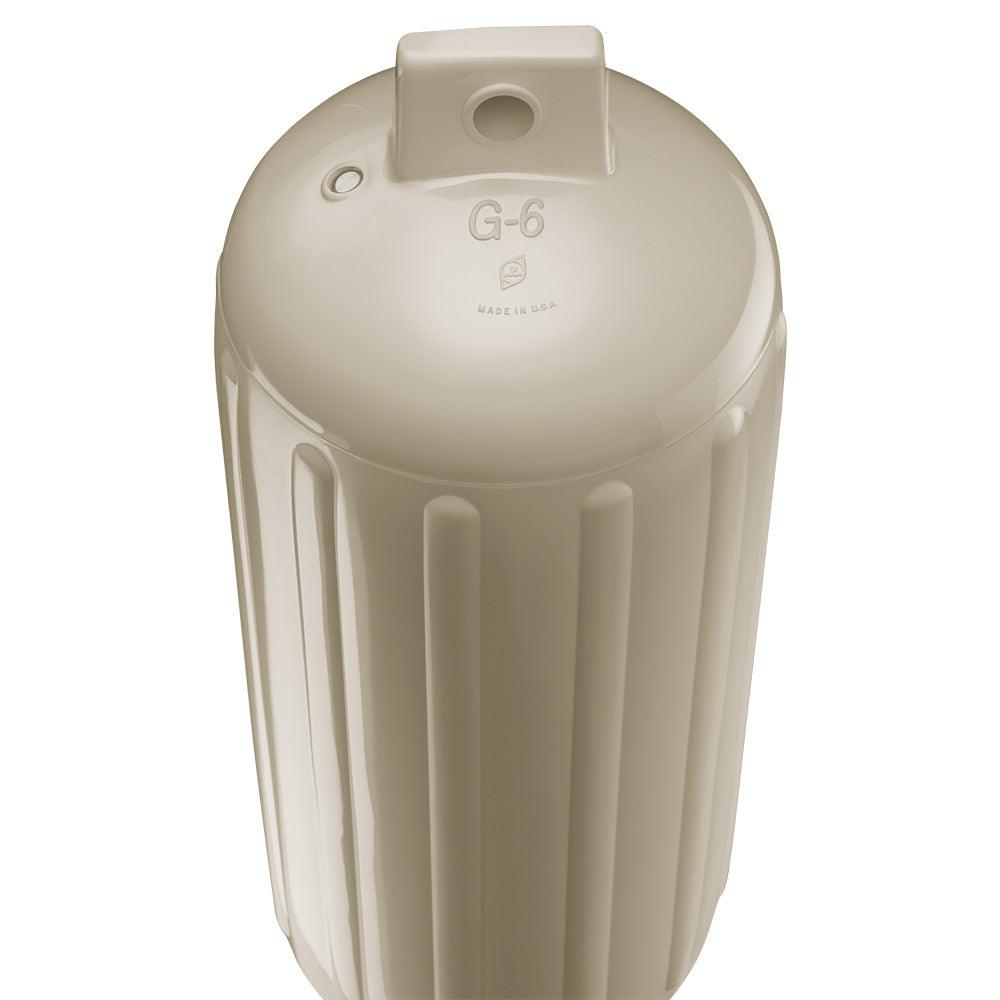 Polyform G-6 Twin Eye Fender 11" x 30" - Sand - Boat Gear USA