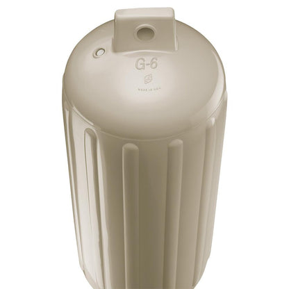 Polyform G-6 Twin Eye Fender 11" x 30" - Sand - Boat Gear USA