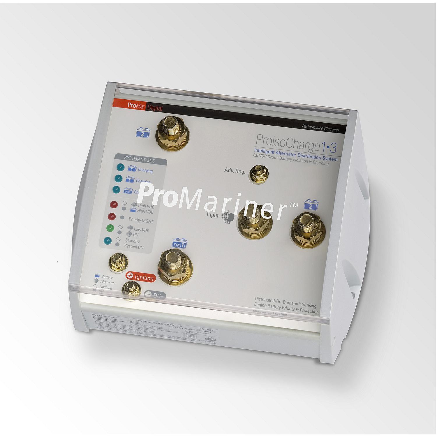 Promariner Proisocharge 180 0 Voltage Loss Isolator 12v 1 Alternator 3 Batteries - Boat Gear USA