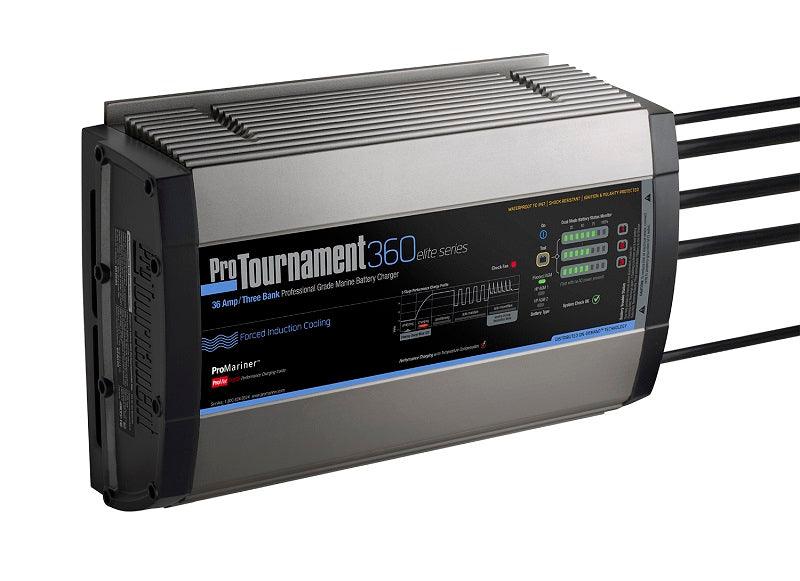 Promariner Protournament 360 36 Amp Battery Charger 12/24/36v 3 Bank 120v Input - Boat Gear USA