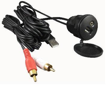 Prospec Sea-usbmini36 Usb/aux In-put Plug With 3' Cable - Boat Gear USA