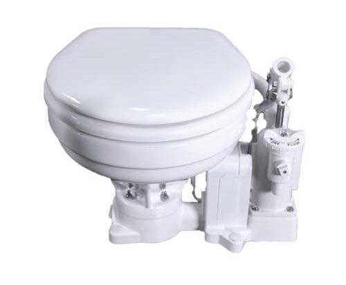 Raritan Ph Powerflush Manual Toilet Household Size Bowl 12v - Boat Gear USA